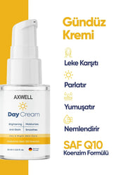 AXWELL Koenzim Ve Kolajen İçerikli Gece & Gündüz Bakım Kremi Seti